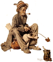 Hobo by Norman Rockwell