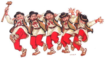 Men's dance line by Mykola